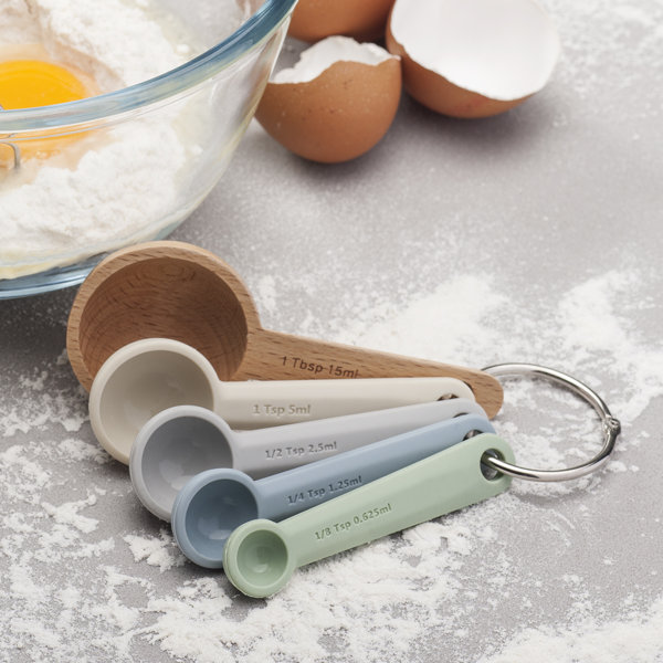 Zeal 5 Piece Silicone and Wood Measuring Spoon Set & Reviews Wayfair